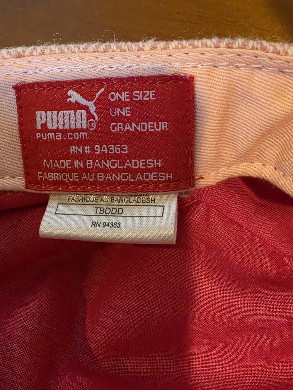 PUMA Pink Herringbone Newsboy Cap - Picture 5 of 6